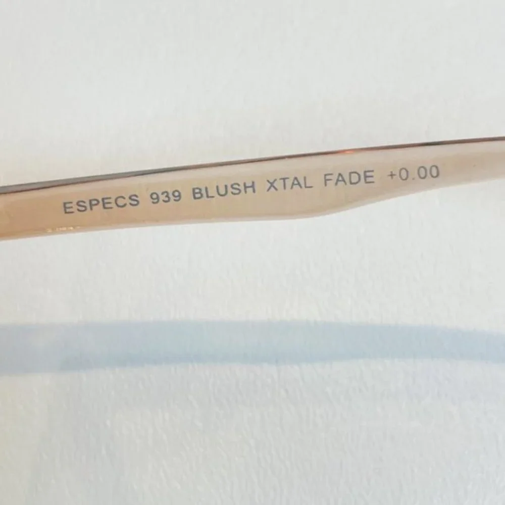 e-Specs +0.00 Blue Light Filtering Specs Blush & Clear